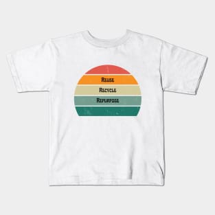 Reuse, Recycle and Repurpose Kids T-Shirt